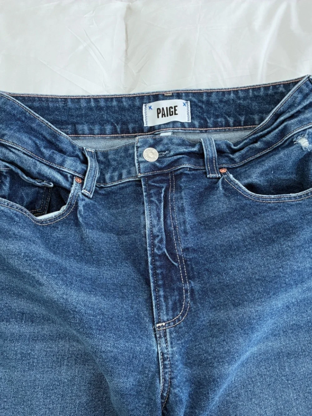PAIGE Sasha jeans in the Modernism wash Wide Leg sz 29